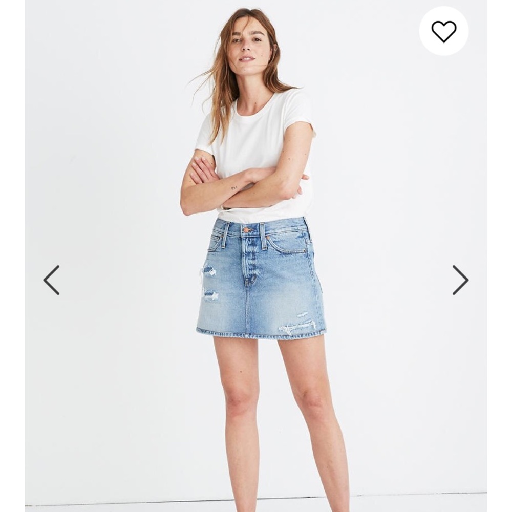 Madewell Denim Mini Skirt